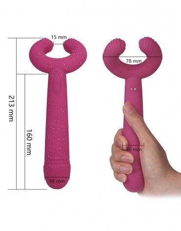 Love to Love - Please Me - Multi Vibrator - Deep Pink-Erotiekvoordeel.nl