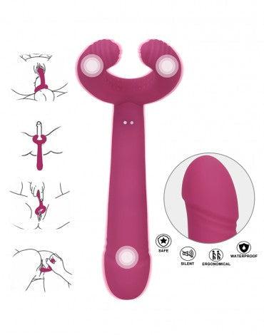 Love to Love - Please Me - Multi Vibrator - Deep Pink-Erotiekvoordeel.nl