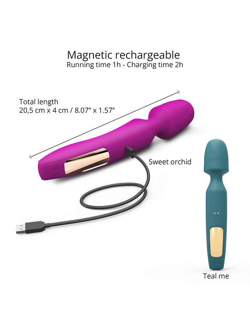 Love to Love - R-Evolution Stabvibrator-Set - 2 austauschbare Aufsätze - Rosa-Erotiekvoordeel.nl