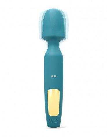 Love to Love - R-Evolution Wand Vibrator Set - 2 verwisselbare opzetstukken - Turquoise-Erotiekvoordeel.nl