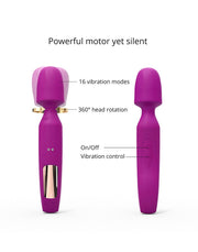 Love to Love - R-Evolution Wand Vibrator Set - 2 verwisselbare opzetstukken - Roze-Erotiekvoordeel.nl