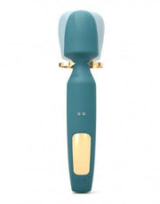 Love to Love - R-Evolution Wand Vibrator Set - 2 verwisselbare opzetstukken - Turquoise-Erotiekvoordeel.nl