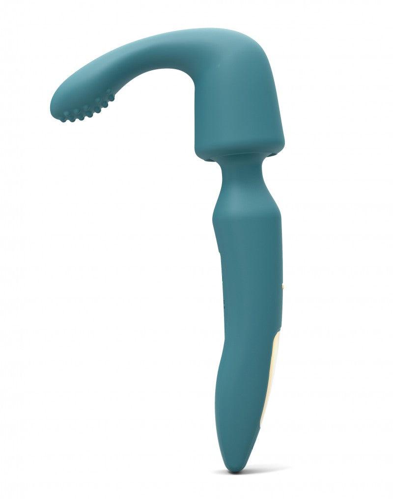 Love to Love - R-Evolution Wand Vibrator Set - 2 verwisselbare opzetstukken - Turquoise-Erotiekvoordeel.nl