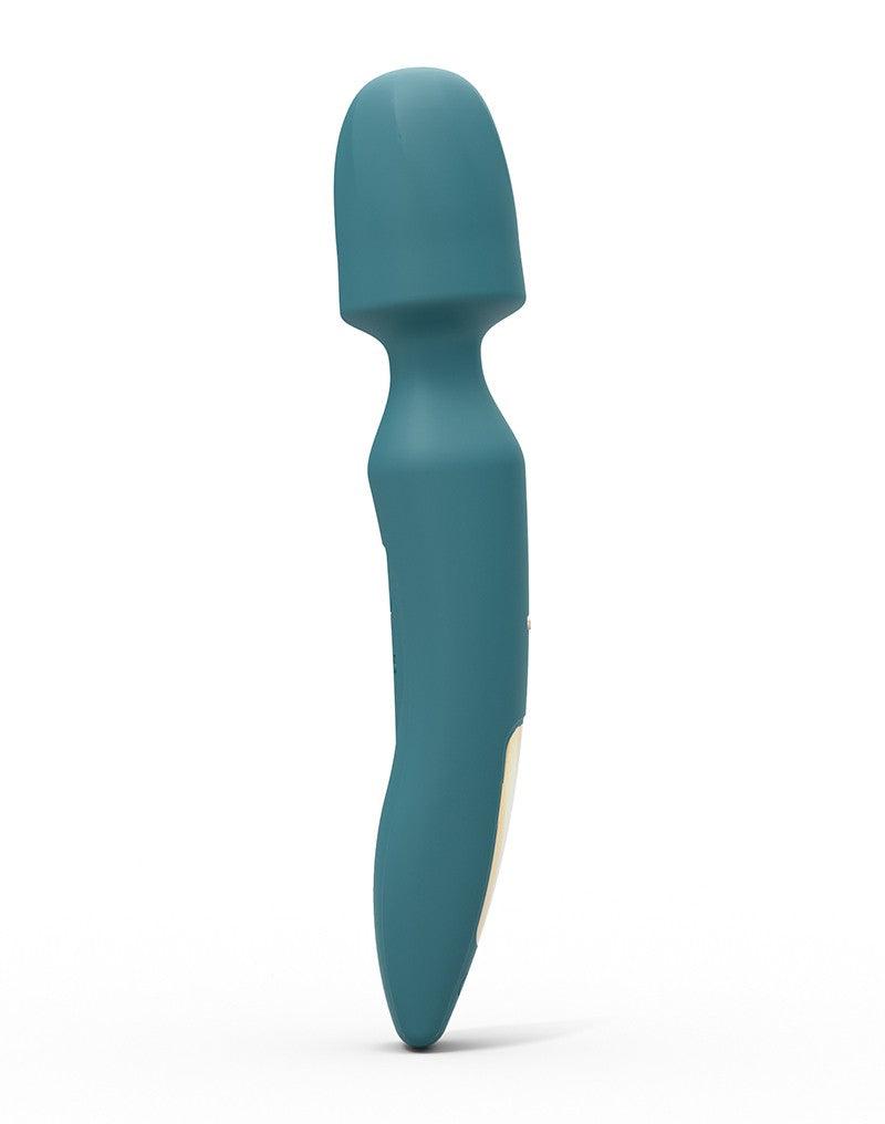 Love to Love - R-Evolution Wand Vibrator Set - 2 verwisselbare opzetstukken - Turquoise-Erotiekvoordeel.nl