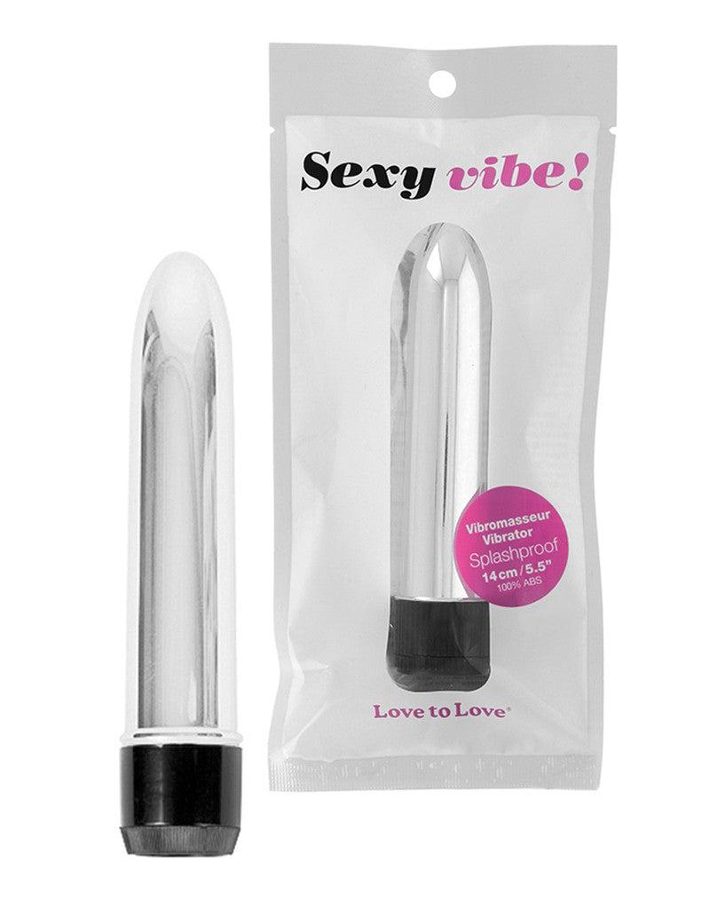 Love to Love - Sexy Vibe - Vibratore classico - Argento-Erotiekvoordeel.nl