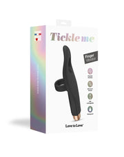 Love to Love - Tickle Me - Vinger Vibrator - Zwart-Erotiekvoordeel.nl