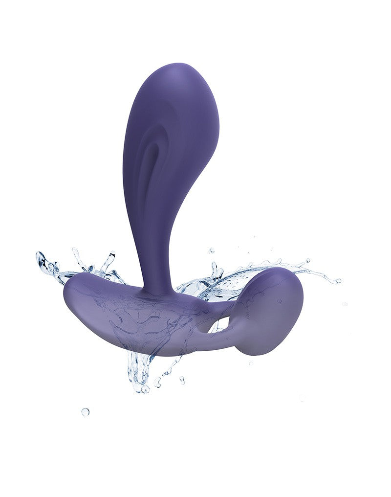 Love to Love - Witty - P-spot/Anaal & G-spot Vibrator met Afstandsbediening - Paars-Erotiekvoordeel.nl