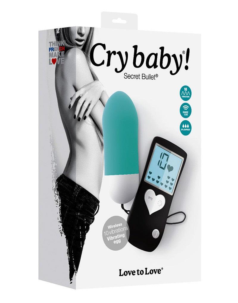 Love to Love - Cry Baby - Vibrerend Eitje Met Afstandsbediening - Turquoise-Erotiekvoordeel.nl