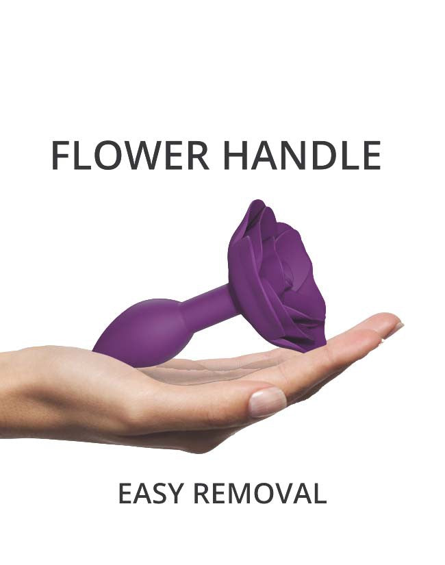 Love to Love - Open Roos Buttplug - Maat S - Paars-Erotiekvoordeel.nl