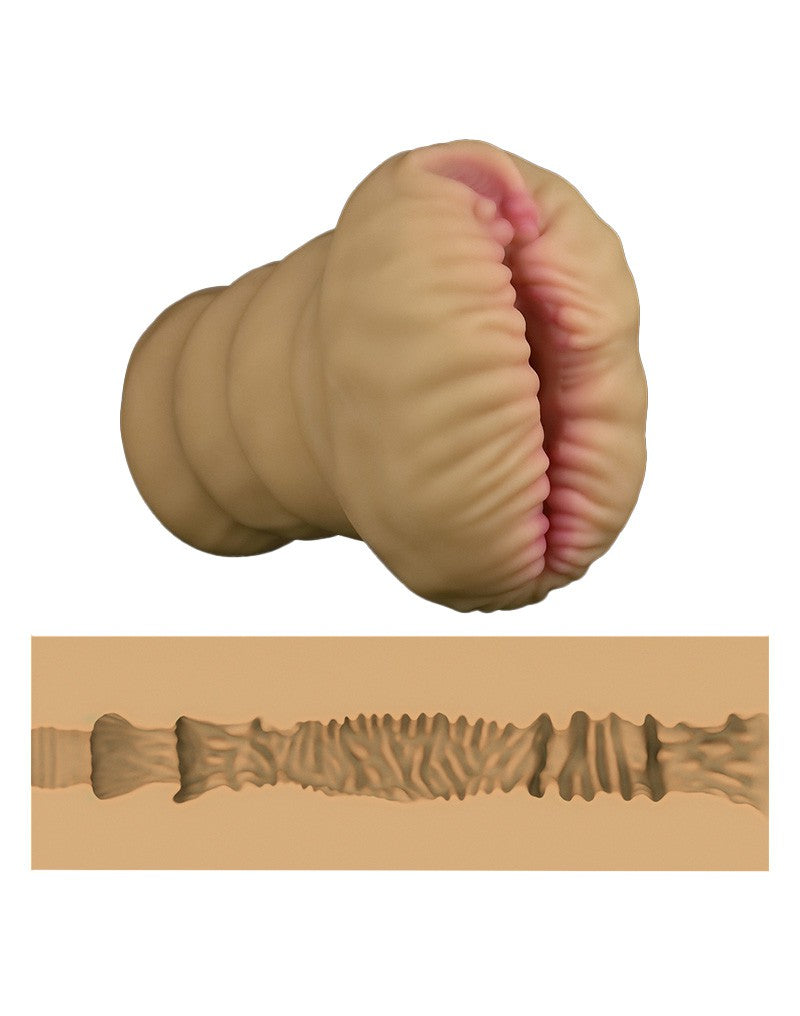 LoveToy - Alien's Pie 2 - Masturbador Stroker - Tono de piel claro - Erotiekvoordeel.nl