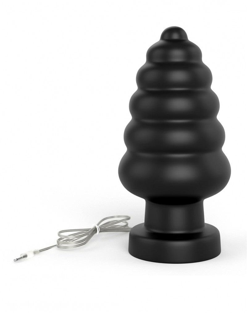 LoveToy - Anal Cracker - King Size Vibrating Butt Plug - 18 cm - Black-Erotiekvoordeel.nl