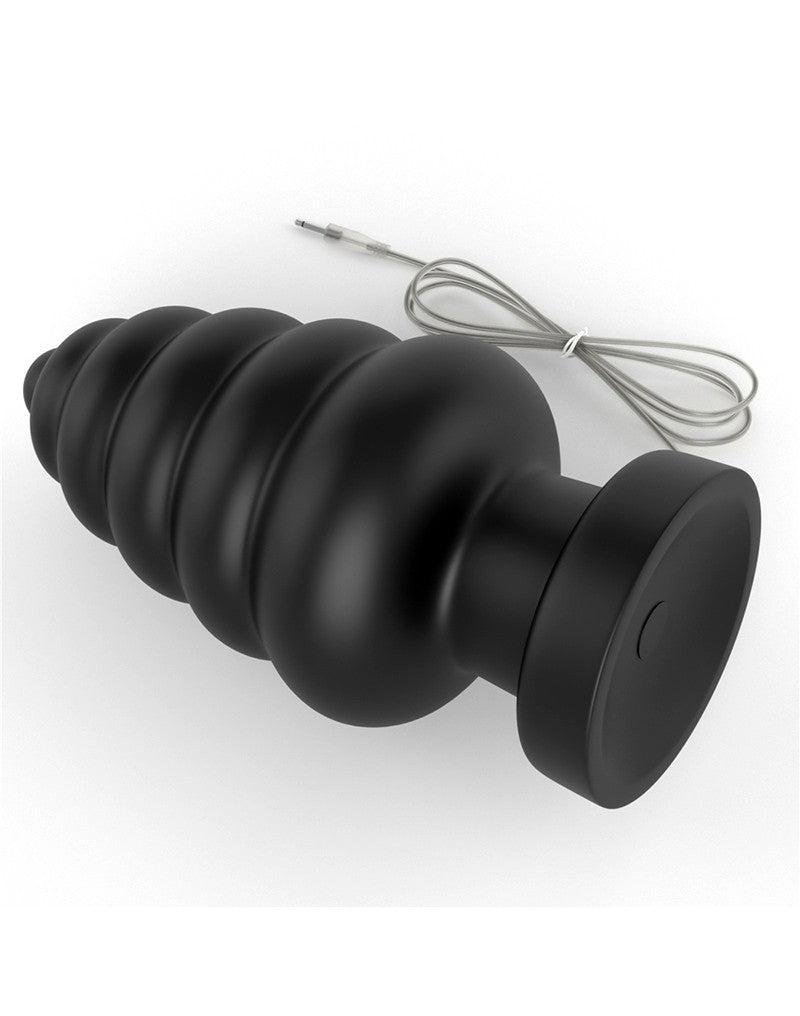 LoveToy - Anal Cracker - King Size Vibrating Butt Plug - 18 cm - Black-Erotiekvoordeel.nl