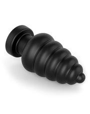 LoveToy - Anal Cracker - King Size Vibrating Butt Plug - 18 cm - Black-Erotiekvoordeel.nl