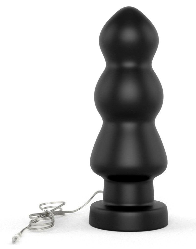 LoveToy - Anal Rigger - King Size Vibrating Butt Plug 20 cm - Black-Erotiekvoordeel.nl