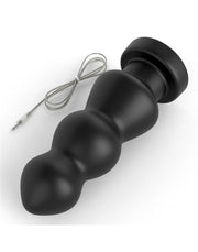 LoveToy - Anal Rigger - King Size Vibrating Butt Plug 20 cm - Black-Erotiekvoordeel.nl