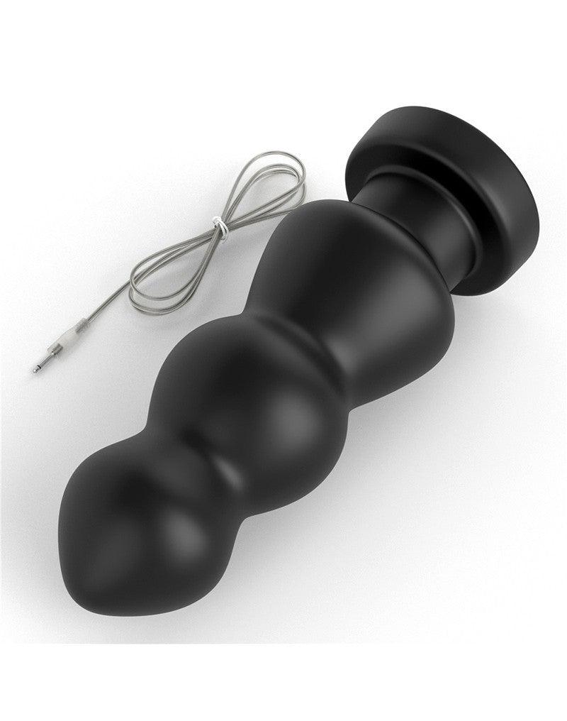 LoveToy - Anal Rigger - King Size Vibrating Butt Plug 20 cm - Black-Erotiekvoordeel.nl
