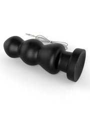 LoveToy - Anal Rigger - King Size Vibrating Butt Plug 20 cm - Black-Erotiekvoordeel.nl
