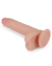 LoveToy - Dubbellaagse Dildo - 18 cm - Lichte Huidskleur-Erotiekvoordeel.nl