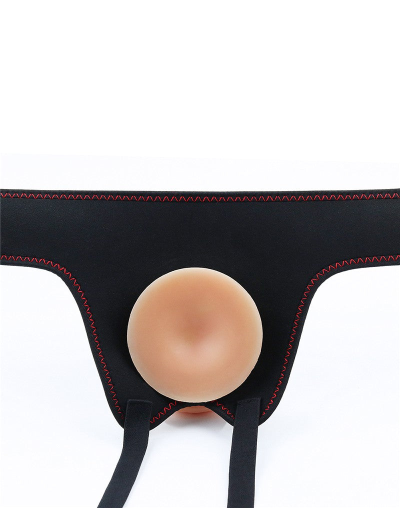 LoveToy - Set de arnés fácil con consolador - 19 cm - Color piel claro - Erotiekvoordeel.nl