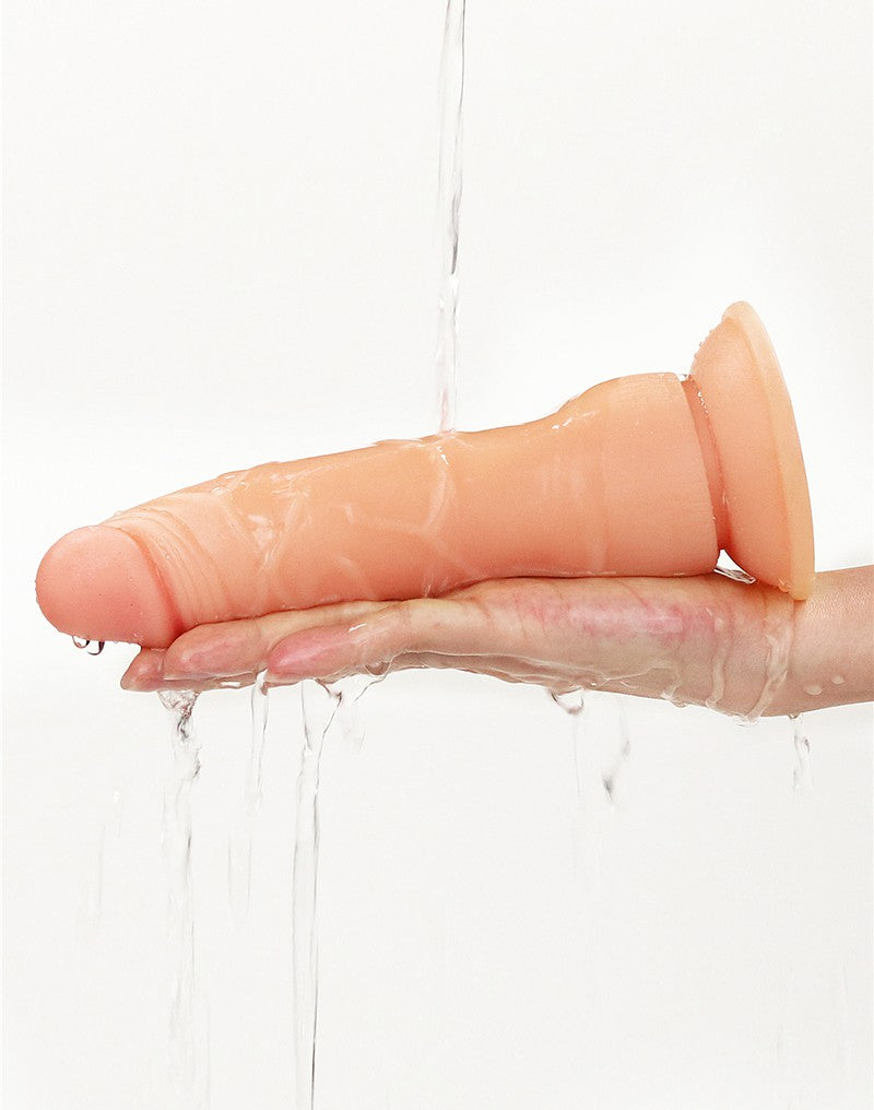 LoveToy - Set de arnés fácil con consolador - 19 cm - Color piel claro - Erotiekvoordeel.nl