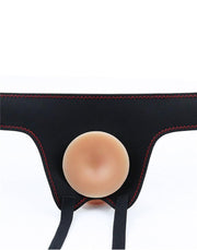 LoveToy - Easy Strap-on Set with Dildo - 19 cm with Scrotum - Light Skin Tone-Erotiekvoordeel.nl