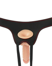 LoveToy - Easy Strap-on Set with Dildo - 19 cm with Balls - Light Skin Tone-Erotiekvoordeel.nl