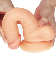 LoveToy - Easy Strap-on Set with Dildo - 19 cm with Scrotum - Light Skin Tone-Erotiekvoordeel.nl