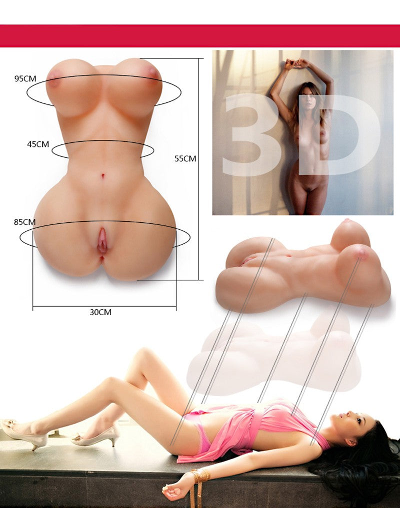LoveToy - F*ck Me Bare Mega Masturbator - Weegt bijna 10 kg!-Erotiekvoordeel.nl