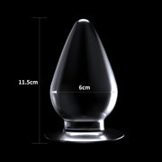 LoveToy - Flawless - Transparante Buttplug - 11.5 x 6 cm-Erotiekvoordeel.nl