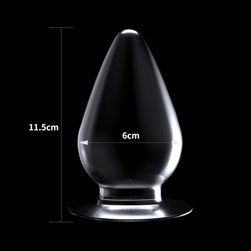 LoveToy - Flawless - Transparante Buttplug - 11.5 x 6 cm-Erotiekvoordeel.nl