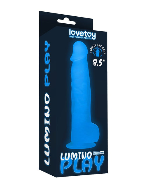LoveToy - Lumino Play - Gode - 21,5 cm - Glow In The Dark-Erotiekvoordeel.nl