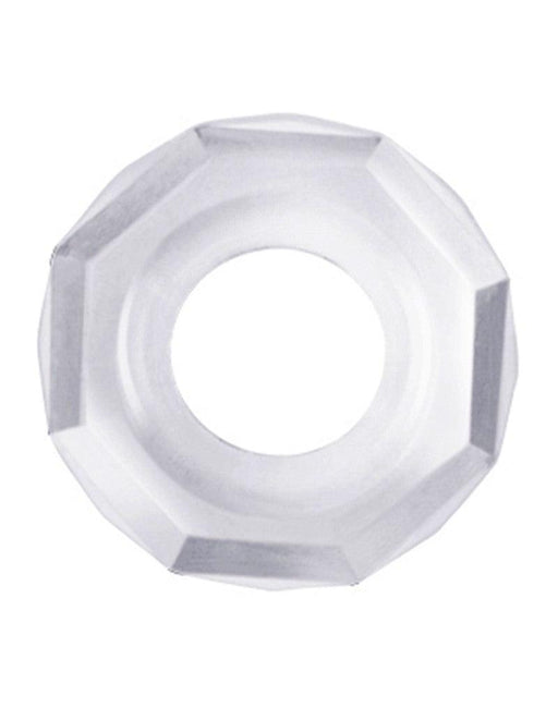 LoveToy - PowerPlus - Anneau pénien flexible coudé - Transparent - Erotiekvoordeel.nl