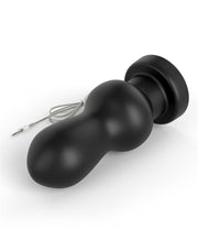 LoveToy - Rammer - King Size Vibrating Butt Plug - 18 cm - Black-Erotiekvoordeel.nl