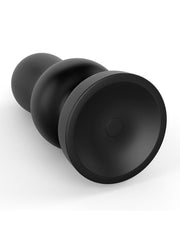 LoveToy - Rammer - King Size Vibrating Butt Plug - 18 cm - Black-Erotiekvoordeel.nl