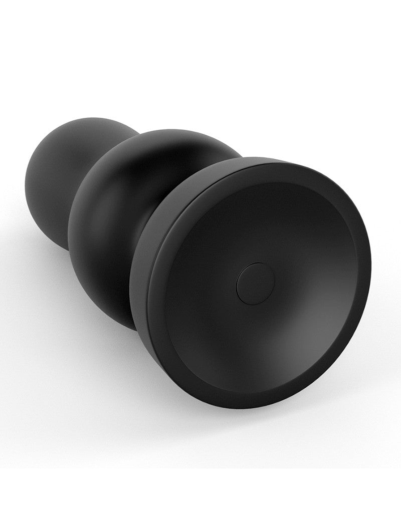 LoveToy - Rammer - King Size Vibrating Butt Plug - 18 cm - Black-Erotiekvoordeel.nl