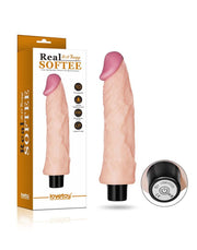 LoveToy - Real Softee - Realistischer weicher Vibrator - 21 cm - Erotiekvoordeel.nl