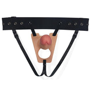 LoveToy - Rodeo - Harnais pour gode-ceinture avec espace pour les testicules Rodeo G8 - Couleur peau claire - Erotiekvoordeel.nl