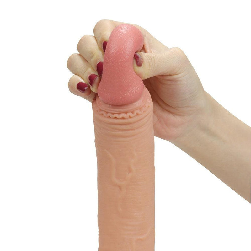LoveToy - Rodeo - Harnais pour gode-ceinture avec emplacement pour les testicules Rodeo G8 - Couleur peau claire - Erotiekvoordeel.nl