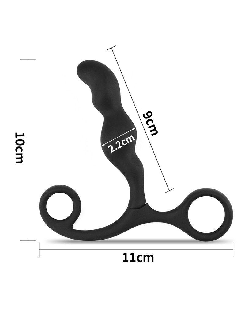LoveToy - Ultimate P-spot Teaser - Dildo prostatico - Nero-Erotiekvoordeel.nl