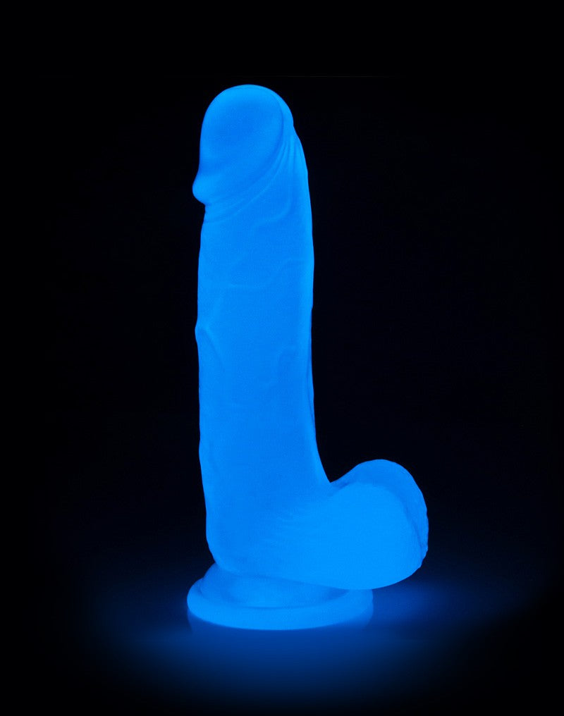 LoveToy - Lumino Play - Dildo - 19 cm - Glow In The Dark-Erotiekvoordeel.nl