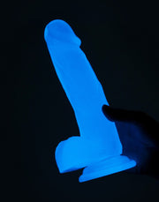 LoveToy - Lumino Play - Dildo - 19 cm - Glow In The Dark-Erotiekvoordeel.nl