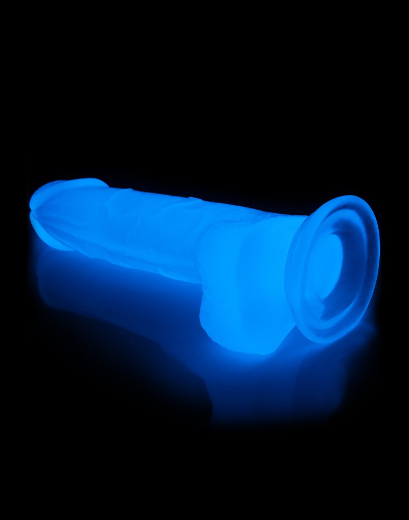 LoveToy - Lumino Play - Dildo - 19 cm - Glow In The Dark-Erotiekvoordeel.nl