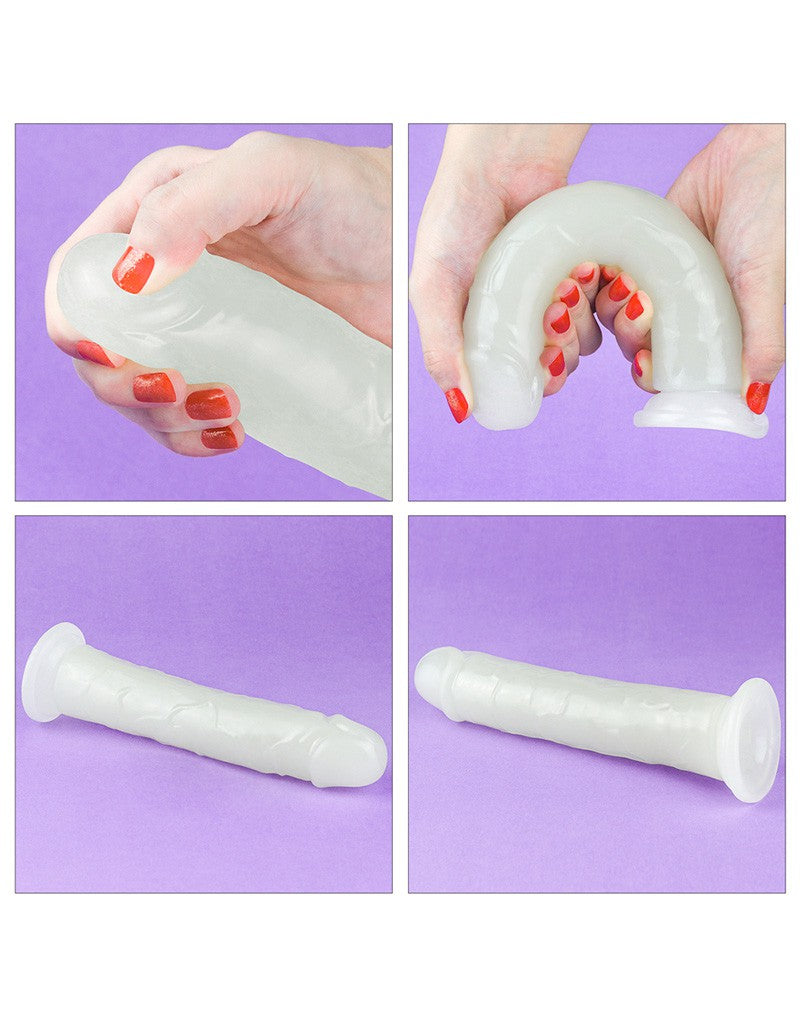 LoveToy - Lumino Play - Dildo - 21 cm - Glow In The Dark-Erotiekvoordeel.nl