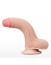 LoveToy - Sliding Skin Dildo - Lengte 18 cm - Lichte Huidskleur-Erotiekvoordeel.nl