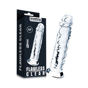 LoveToy - Flawless - Dildo - 18 x 3,5 cm - Transparant-Erotiekvoordeel.nl