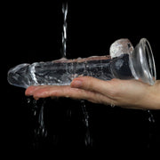 LoveToy - Flawless - Dildo - 19 x 3,5 cm - Transparant-Erotiekvoordeel.nl