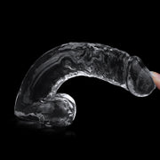 LoveToy - Flawless - Dildo - 19 x 3,5 cm - Transparant-Erotiekvoordeel.nl