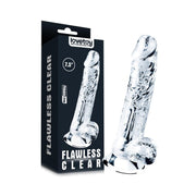 LoveToy - Flawless - Dildo - 19 x 3,5 cm - Transparant-Erotiekvoordeel.nl