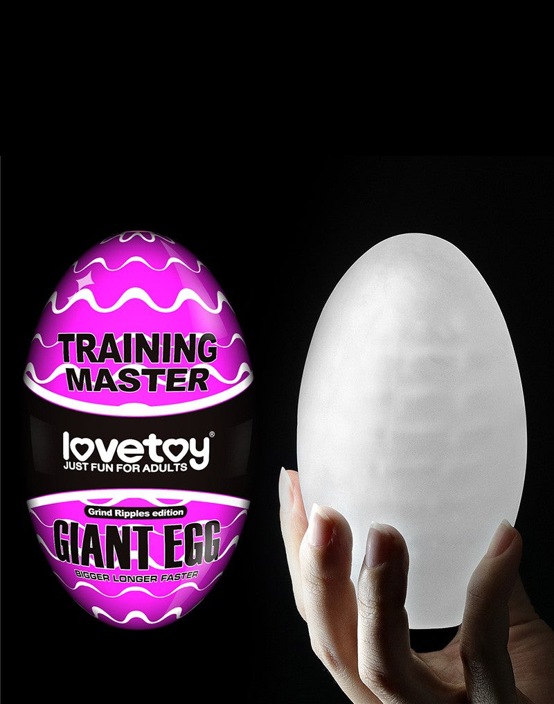 LoveToy - Giant Egg - Masturbator Ei - Paars-Erotiekvoordeel.nl