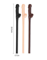 LoveToy - Herbruikbare Piemel Drinkrietjes - Lichte En Donkere Huidskleuren-Erotiekvoordeel.nl